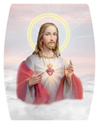 DAREC 109 PK Sacred Heart Clouds Pink